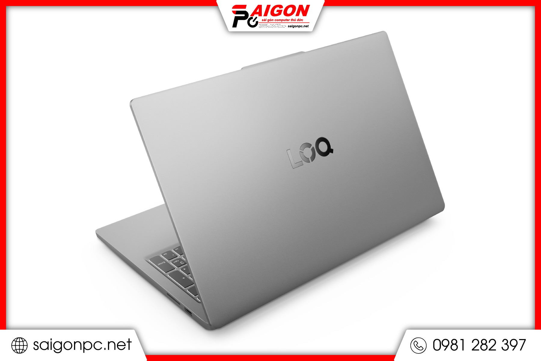 Laptop Gaming Lenovo LOQ 15IAX9E - 15.6" FHD 144Hz / I5-12450HX / RTX 3050 6G / 16GB / 512GB M.2